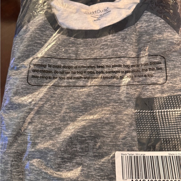 Cuddl Duds Men's gray sleep set - Picture 4 of 4